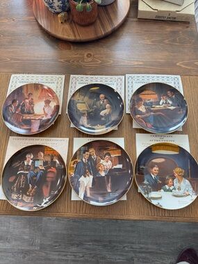 Complete set Rockwells Light Campaign all 6 plates Bradford Exchange